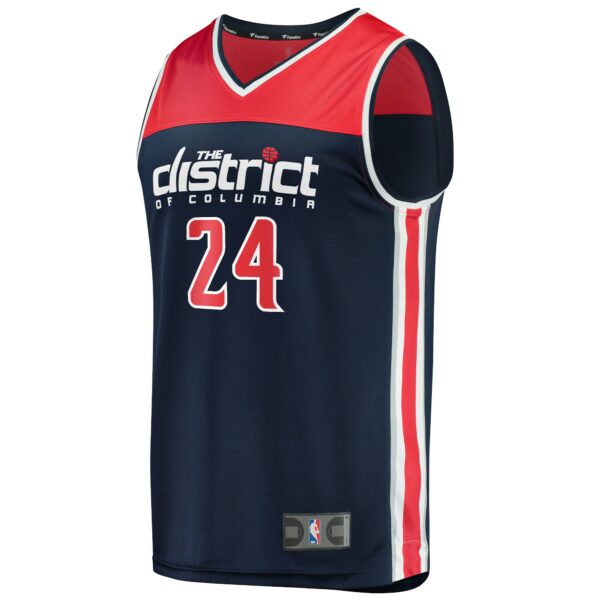 Corey Kispert Washington Wizards Fanatics Fast Break Replica Player Jersey - Statement Edition - Navy - Image 3