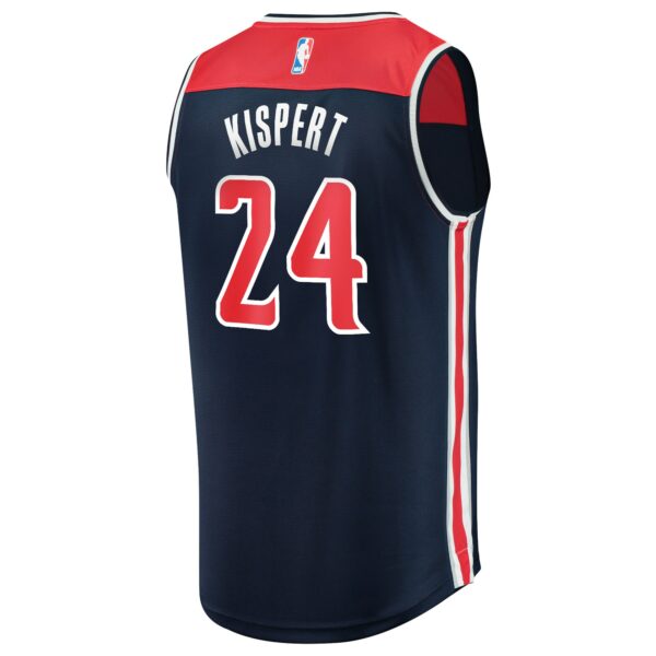 Corey Kispert Washington Wizards Fanatics Fast Break Replica Player Jersey - Statement Edition - Navy - Image 4