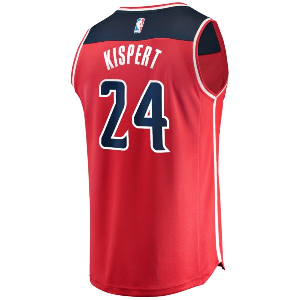 Corey Kispert Washington Wizards Fanatics Youth Fast Break Replica Jersey Red - Icon Edition - Image 4