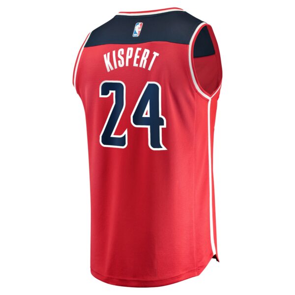 Corey Kispert Washington Wizards Fanatics Youth Fast Break Replica Player Jersey - Icon Edition - Red - Image 4