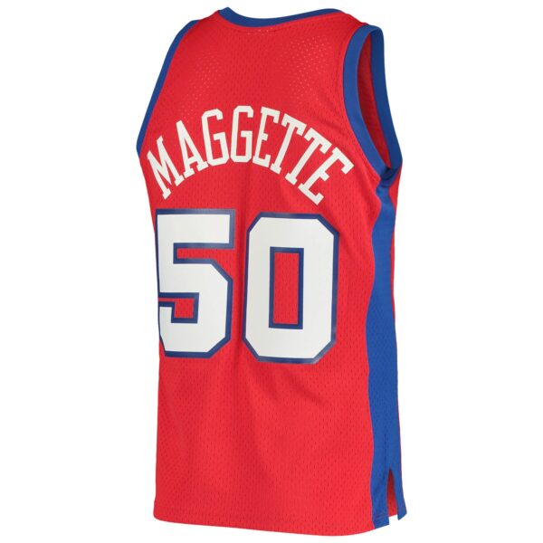 Corey Maggette LA Clippers Mitchell & Ness 2001/02 Hardwood Classics Swingman Jersey - Red - Image 4