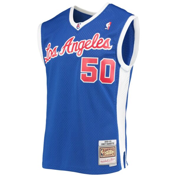 Corey Maggette LA Clippers Mitchell & Ness 2001/02 Hardwood Classics Swingman Jersey - Royal - Image 3