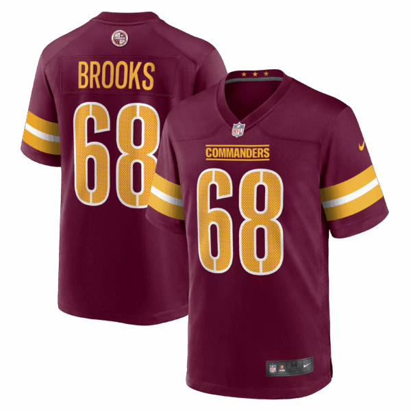 Curtis Brooks Washington Commanders Nike  Game Jersey - Burgundy