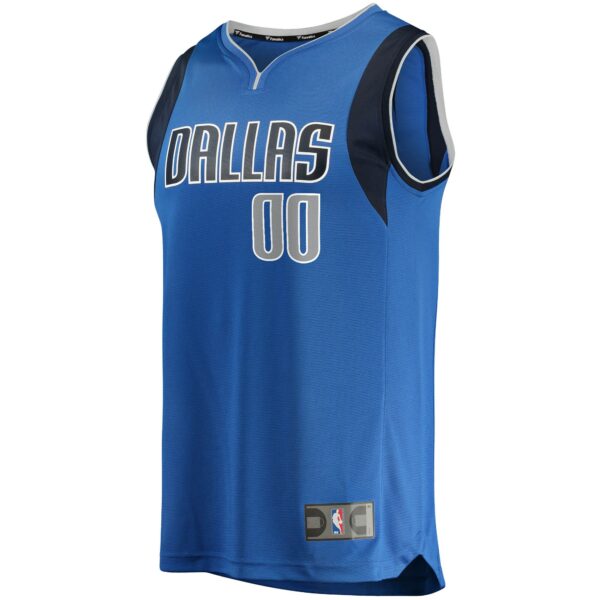 Dallas Mavericks Fanatics Youth Fast Break Custom Replica Jersey Blue - Icon Edition - Image 3