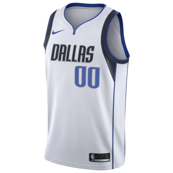 Dallas Mavericks Nike 2020/21 Swingman Custom Jersey - Association Edition - White - Image 3
