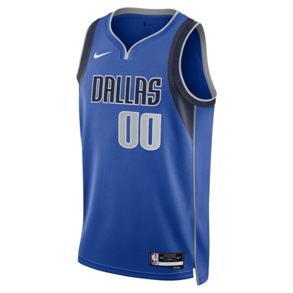 Dallas Mavericks Nike Unisex Swingman Custom Jersey Blue - Icon Edition - Image 3