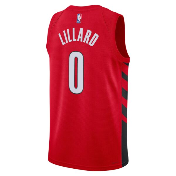 Damian Lillard Portland Trail Blazers Jordan Brand Unisex Swingman Jersey - Statement Edition - Red - Image 4