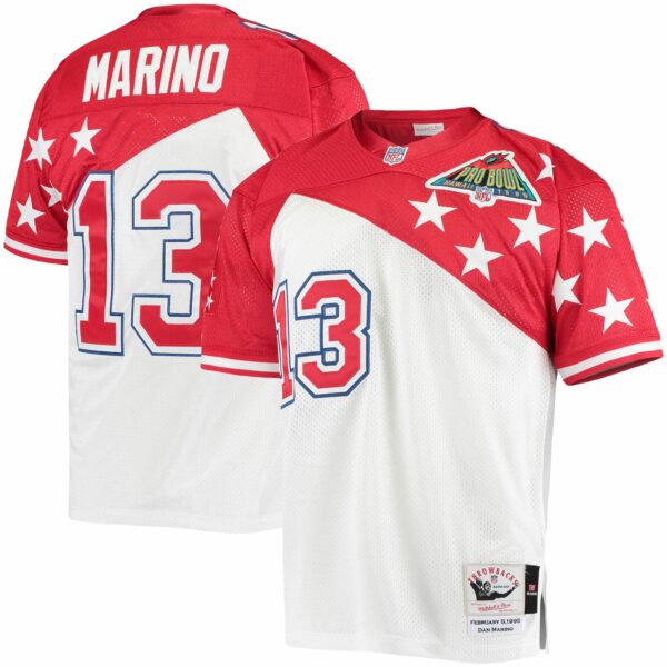 Dan Marino AFC Mitchell & Ness 1994 Pro Bowl Authentic Jersey - White-Red