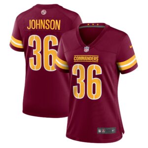Danny Johnson Washington Commanders Nike Women's  Game Jersey -  Burgundy