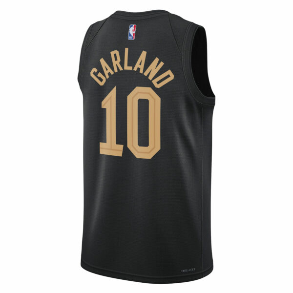Darius Garland Cleveland Cavaliers Jordan Brand Unisex Swingman Jersey - Statement Edition - Black - Image 4