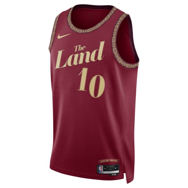 Darius Garland Cleveland Cavaliers Nike Unisex 2023/24 Swingman Jersey - Wine - City Edition - Image 3