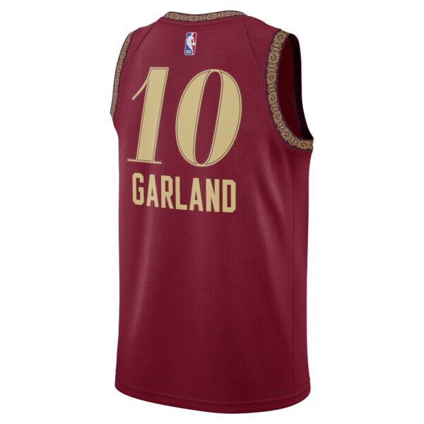 Darius Garland Cleveland Cavaliers Nike Unisex 2023/24 Swingman Jersey - Wine - City Edition - Image 4