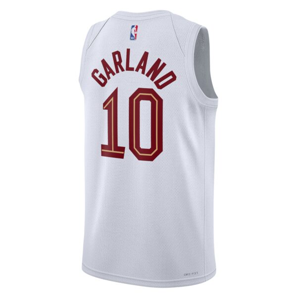 Darius Garland Cleveland Cavaliers Nike Unisex Swingman Jersey - Association Edition - White - Image 4