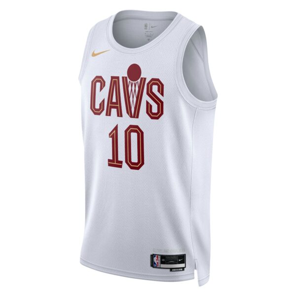 Darius Garland Cleveland Cavaliers Nike Unisex Swingman Jersey - Association Edition - White - Image 3