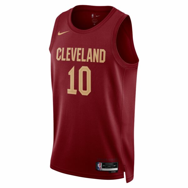 Darius Garland Cleveland Cavaliers Nike Unisex Swingman Jersey - Icon Edition - Wine - Image 3