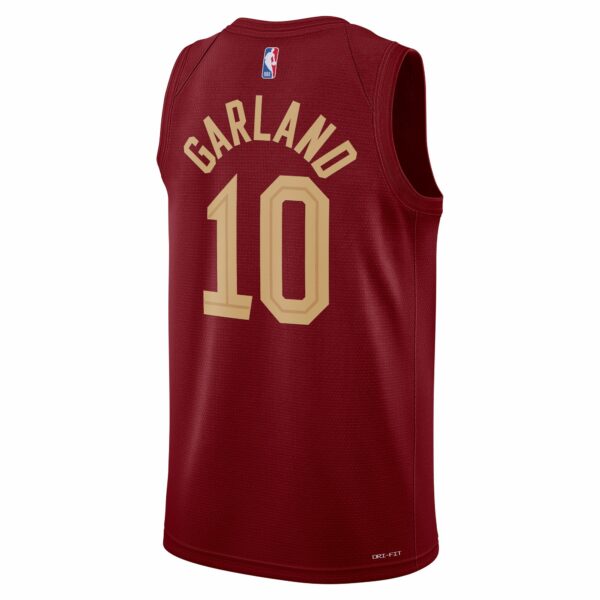 Darius Garland Cleveland Cavaliers Nike Unisex Swingman Jersey - Icon Edition - Wine - Image 4