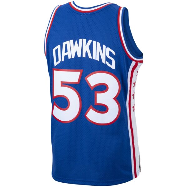 Darryl Dawkins Philadelphia 76ers Mitchell & Ness 1976/77 Hardwood Classics Swingman Jersey - Royal - Image 4