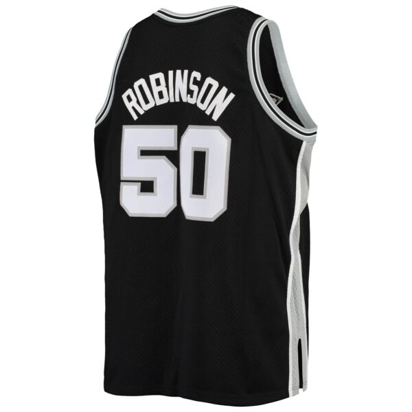 David Robinson San Antonio Spurs Mitchell & Ness 1998/99 Big & Tall Hardwood Classics Swingman Jersey - Black - Image 4