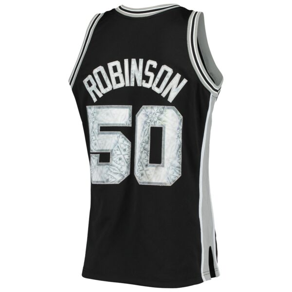 David Robinson San Antonio Spurs Mitchell & Ness 1998/99 Hardwood Classics NBA 75th Anniversary Diamond Swingman Jersey - Black - Image 4