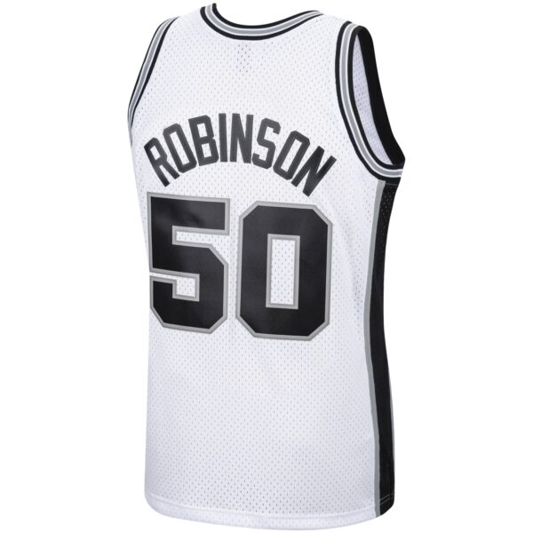 David Robinson San Antonio Spurs Mitchell & Ness 1998/99 Hardwood Classics Swingman Jersey - White - Image 4