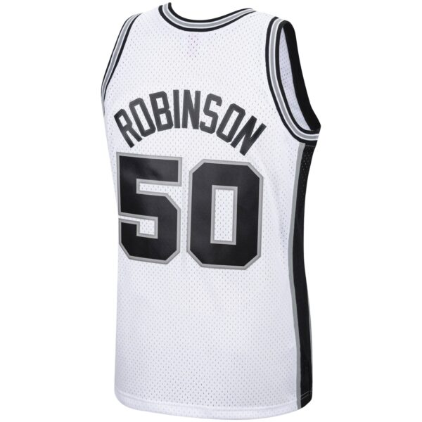 David Robinson San Antonio Spurs Mitchell & Ness 1998/99 Hardwood Classics Swingman Jersey - White - Image 4