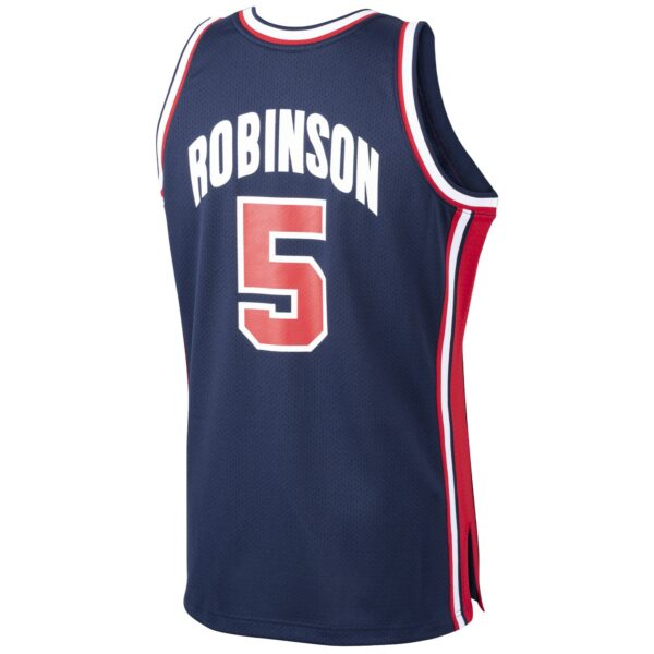 David Robinson USA Basketball Mitchell & Ness 1992 Dream Team Authentic Jersey - Navy - Image 4