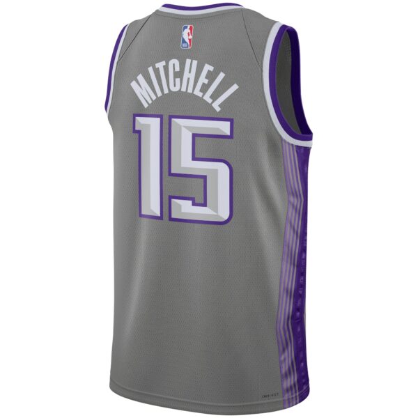 Davion Mitchell Sacramento Kings Nike Unisex 2022/23 Swingman Jersey - City Edition - Anthracite - Image 4
