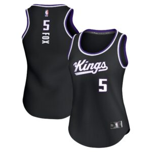 De'Aaron Fox Sacramento Kings Fanatics Women's Fast Break Player Jersey - Icon Edition - Black