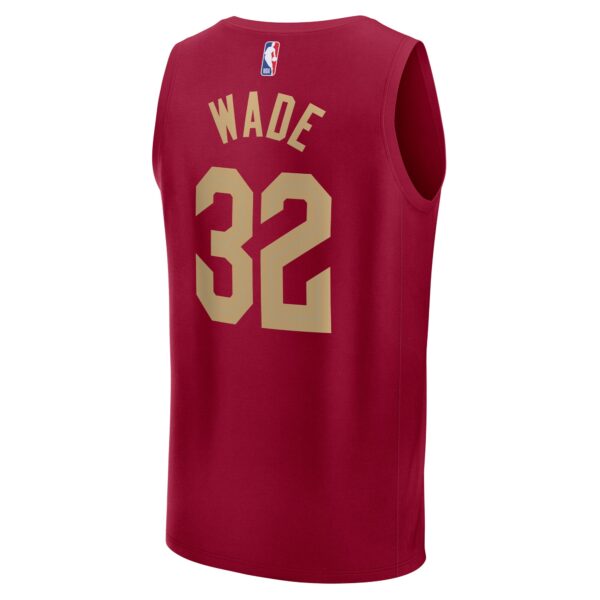Dean Wade Cleveland Cavaliers Fanatics Fast Break Player Jersey - Icon Edition - Wine - Image 4