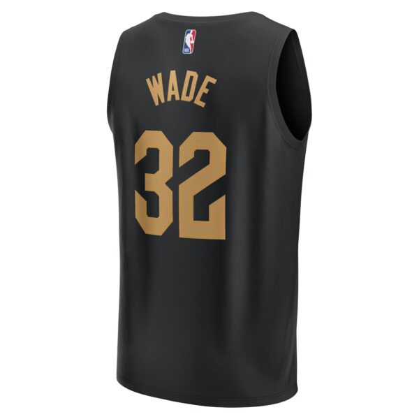 Dean Wade Cleveland Cavaliers Fanatics Fast Break Replica Player Jersey - Statement Edition - Black - Image 4