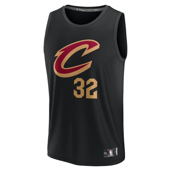 Dean Wade Cleveland Cavaliers Fanatics Youth Fast Break Replica Player Jersey - Statement Edition - Black - Image 3