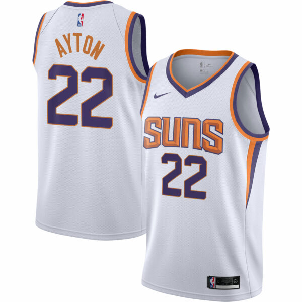 Deandre Ayton Phoenix Suns Nike Youth Swingman Jersey - Association Edition - White - Image 2