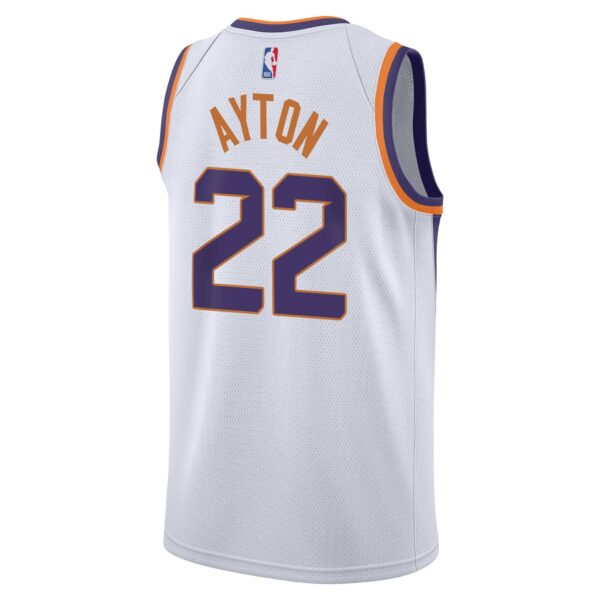 Deandre Ayton Phoenix Suns Nike Youth Swingman Jersey - Association Edition - White - Image 4