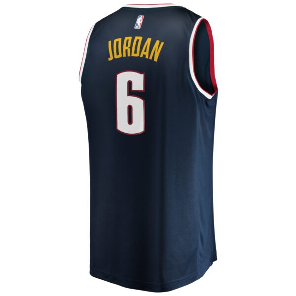 DeAndre Jordan Denver Nuggets Fanatics Youth Fast Break Player Jersey - Icon Edition - Navy - Image 4