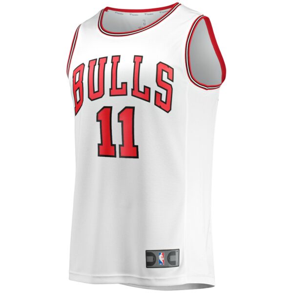DeMar DeRozan Chicago Bulls Fanatics Fast Break Replica Jersey - Association Edition - White - Image 3