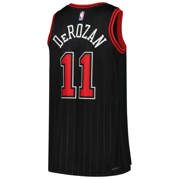 DeMar DeRozan Chicago Bulls Jordan Brand Unisex Swingman Jersey - Statement Edition - Black - Image 4
