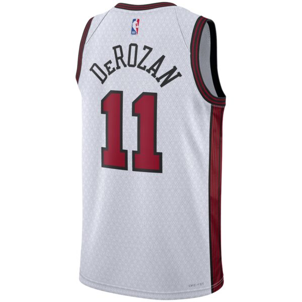 DeMar DeRozan Chicago Bulls Nike Unisex 2022/23 Swingman Jersey - City Edition - White - Image 4