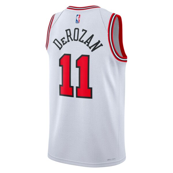 DeMar DeRozan Chicago Bulls Nike Unisex 2022/23 Swingman Player Jersey White - Association Edition - Image 4