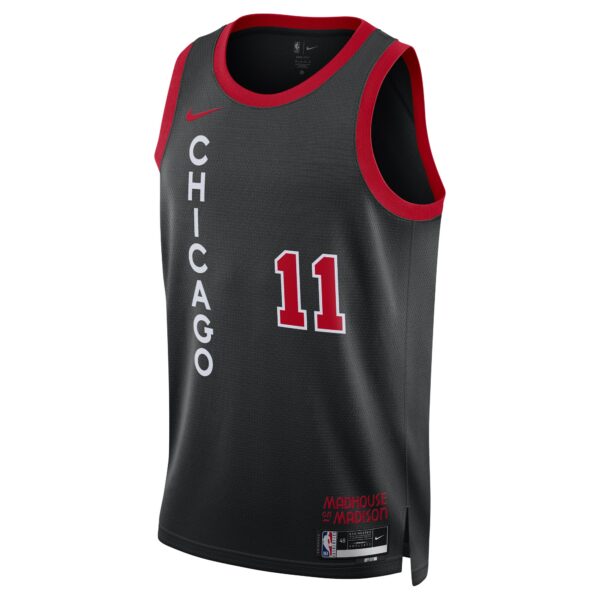 DeMar DeRozan Chicago Bulls Nike Unisex 2023/24 Swingman Jersey - Black - City Edition - Image 3