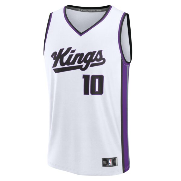 DeMar DeRozan Sacramento Kings Fanatics Fast Break Replica Player Jersey - Association Edition - White - Image 3