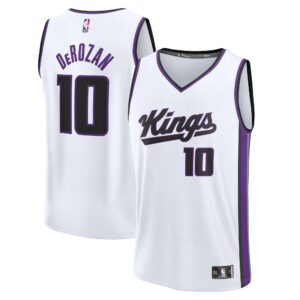 DeMar DeRozan Sacramento Kings Fanatics Fast Break Replica Player Jersey - Association Edition - White