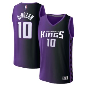 DeMar DeRozan Sacramento Kings Fanatics Youth Fast Break Replica Player Jersey - Statement Edition - Purple