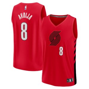 Deni Avdija Portland Trail Blazers Fanatics Youth Fast Break Player Jersey - Statement Edition - Red