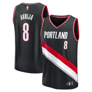 Deni Avdija Portland Trail Blazers Fanatics Youth Fast Break Replica Player Jersey - Icon Edition - Black