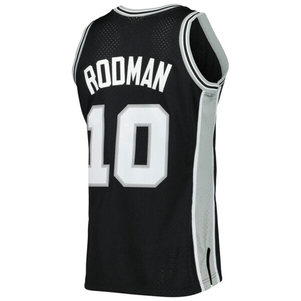 Dennis Rodman San Antonio Spurs Mitchell & Ness 2001/02 Hardwood Classics Swingman Jersey - Black - Image 4