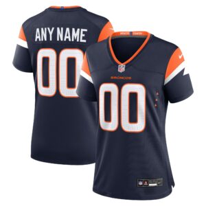 Denver Broncos Nike Women's Alternate Mile High Collection Custom Game Jersey  - Navy