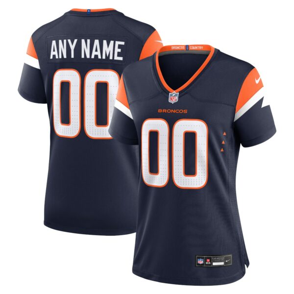 Denver Broncos Nike Women's Alternate Mile High Collection Custom Game Jersey  - Navy