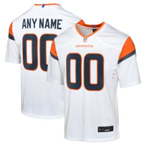 Denver Broncos Nike Youth Mile High Collection Custom Game Jersey - White