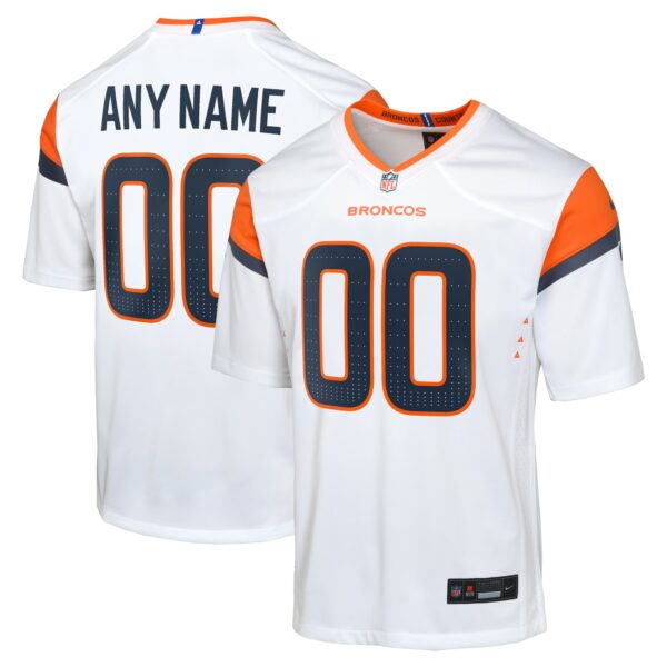 Denver Broncos Nike Youth Mile High Collection Custom Game Jersey - White