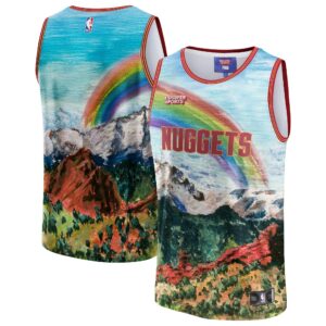 Denver Nuggets NBA & KidSuper Studios by Fanatics Unisex Hometown Jersey - Blue